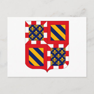 Bourgogne Coat of Arms Postcard