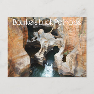 Bourke's Luck Potholes, Mpumalanga, South Africa Postcard