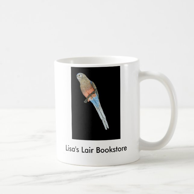 Bourke's Parrot - Neophema bourkii Bookstore Promo Coffee Mug (Right)