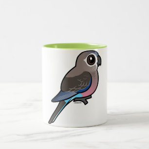 Bourke's Parrot Two-Tone Coffee Mug