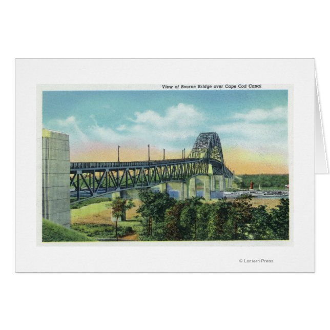 Bourne Bridge over Cape Cod Canal View (Front Horizontal)