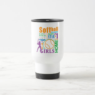 Bourne Softball Travel Mug