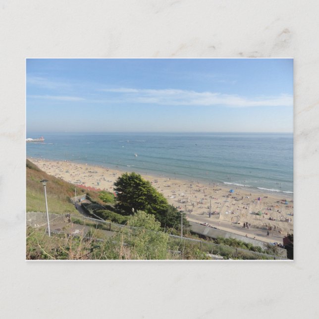 Bournemouth Beach Postcard (Front)
