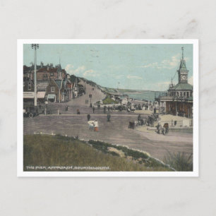 Bournemouth UK The Pier Approach, 1925 Vintage  Postcard