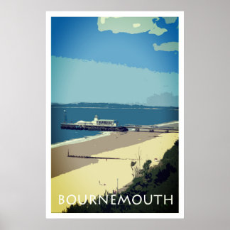 BOURNEMOUTH Vintage Style Poster