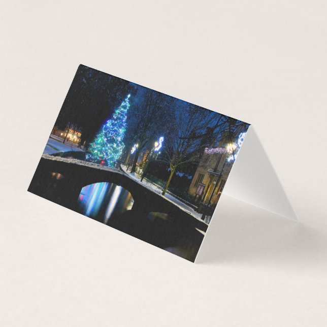 Bourton on the Water Christmas Tree Cotswolds (Front)
