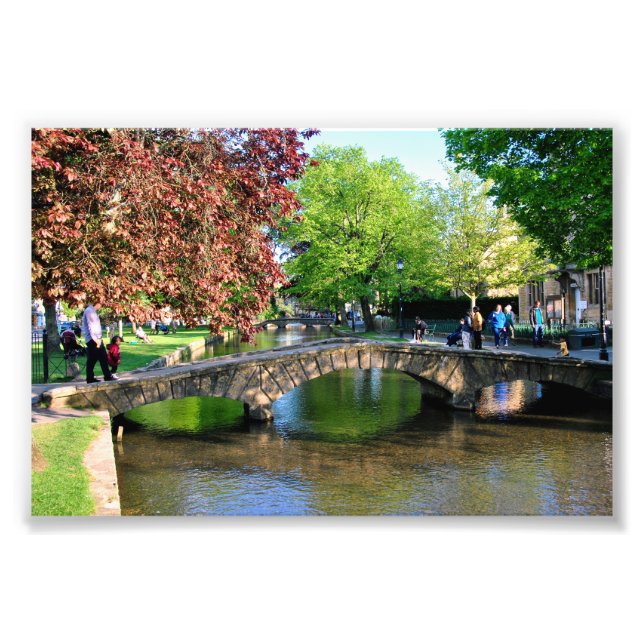 Bourton on the Water Cotswolds England UK Photo Print (Front)