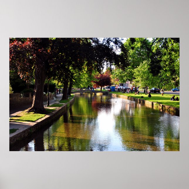 Bourton on the Water Cotswolds England UK Poster (Front)