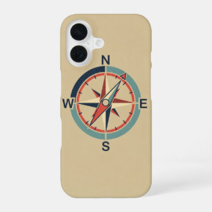 Boussole Nautique Vintage iPhone 16 Case