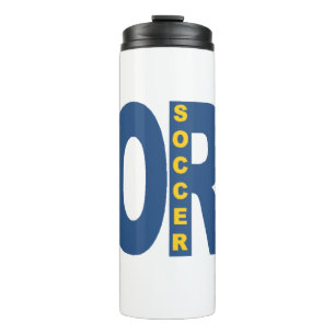 Bouteille isotherme blanche OREGON SOCCER Thermal Tumbler
