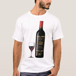 bouteille_vin_verre_pied_rouge_alcool_pinard_pif_5 T-Shirt