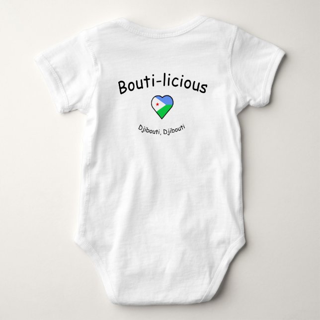 Bouti-licious Baby Crawler Bodysuit (Back)