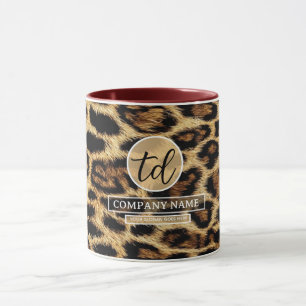 Boutique Branding Leopard Skin Beauty Industry Mug
