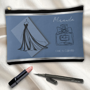 Boutique Cerulean Blue Fashion Accessories Pouch