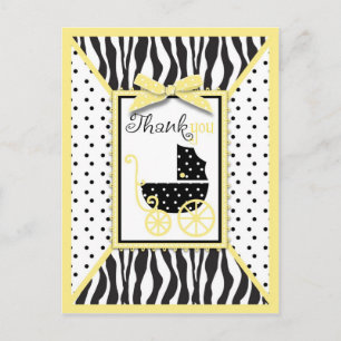 Boutique Chic TY Postcard Yellow