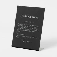 Boutique Clothing Store Return Policy
