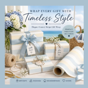 Boutique Colourband Gift Wrap   
