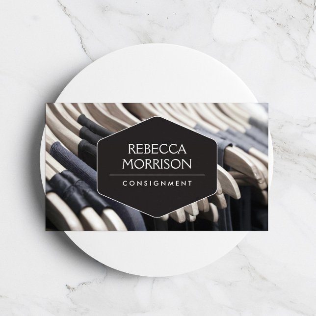 Boutique, Consignment, Fashion Designer, Closet Business Card (Creator Uploaded)