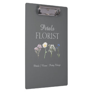 Boutique Florist organiser Clipboard