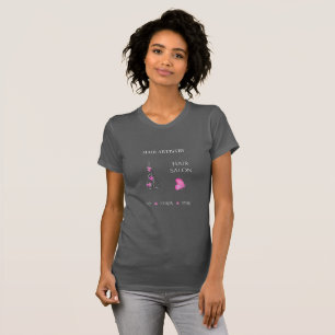 Boutique Hair Salon Business Branding Scissors T-Shirt