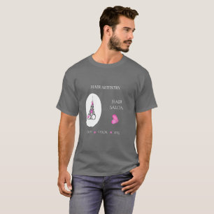 Boutique Hair Salon Business Branding Scissors T-Shirt