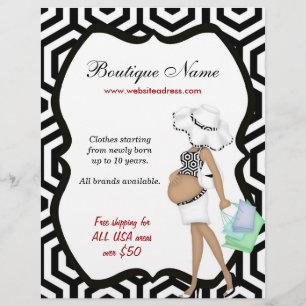 Boutique online flyer