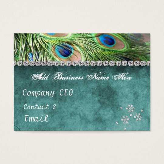 Boutique Peacock Business Card