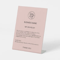Boutique Retails Store Business Logo Return Policy