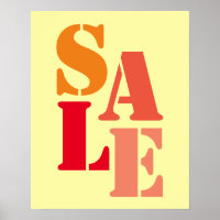 Boutique Sale Sign, Retail Store Signage, Yellow