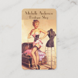 Boutique salon Fashion stylist Business Card