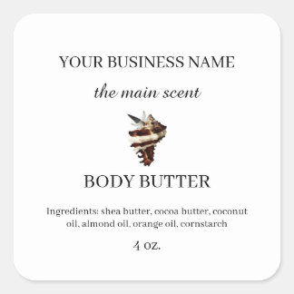 Boutique Skincare Branding Product Sticker Label