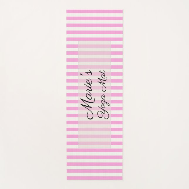 Boutique Stripes  (1 Side / More Options) - Yoga Mat (Front)