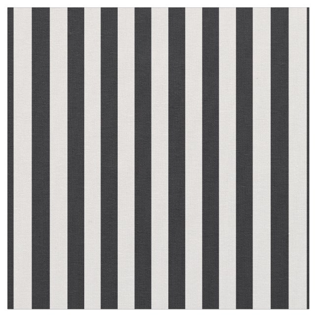 Boutique Stripes - Fabric Black Pink (Close Up)