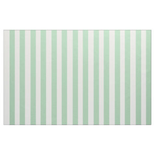 Boutique Stripes - Fabric White Mint Green 2