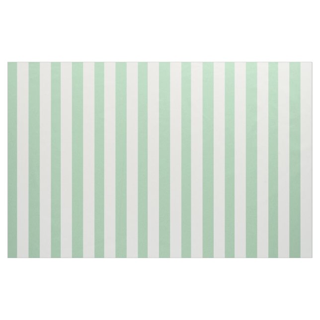Boutique Stripes - Fabric White Mint Green 2 (Fat Quarter)