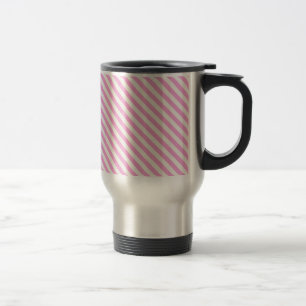 Boutique Stripes Pink - Travel Mug