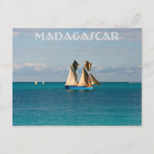 Boutre à Madagascar Postcard