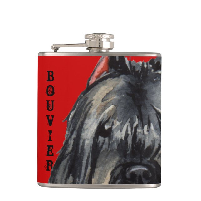 Bouvier Colour Block Hip Flask (Front)