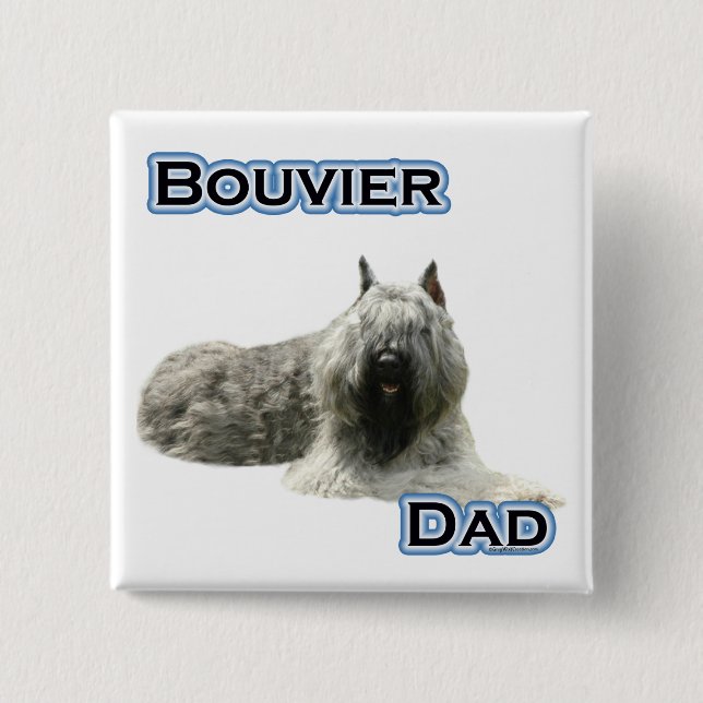 Bouvier Dad 4 - Button (Front)