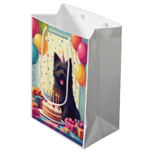 Bouvier des Flandres Birthday Celebration Medium Gift Bag