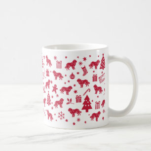 Bouvier des Flandres Christmas Design Coffee Mug