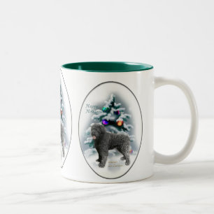 Bouvier des Flandres Christmas Gifts Two-Tone Coffee Mug