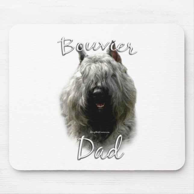 Bouvier des Flandres Dad 2 Mouse Mat (Front)