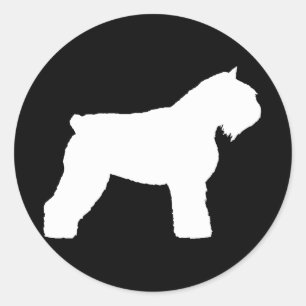 Bouvier des Flandres Dog Classic Round Sticker