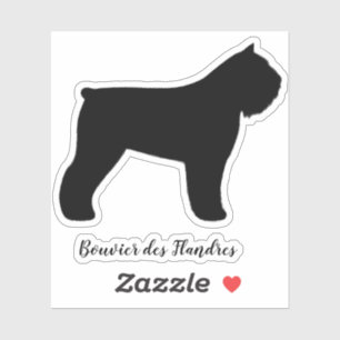 Bouvier des Flandres Dog Silhouette Cool Canine