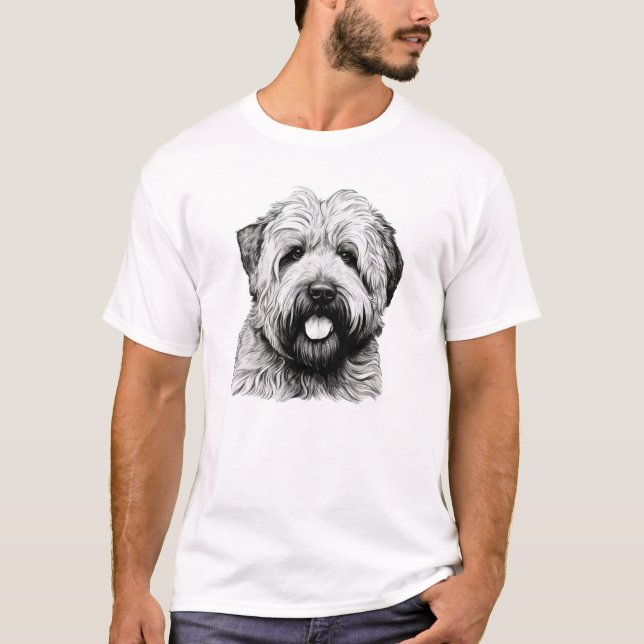 Bouvier Des Flandres Dog T-Shirt (Front)
