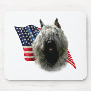 Bouvier des Flandres Flag Mouse Mat