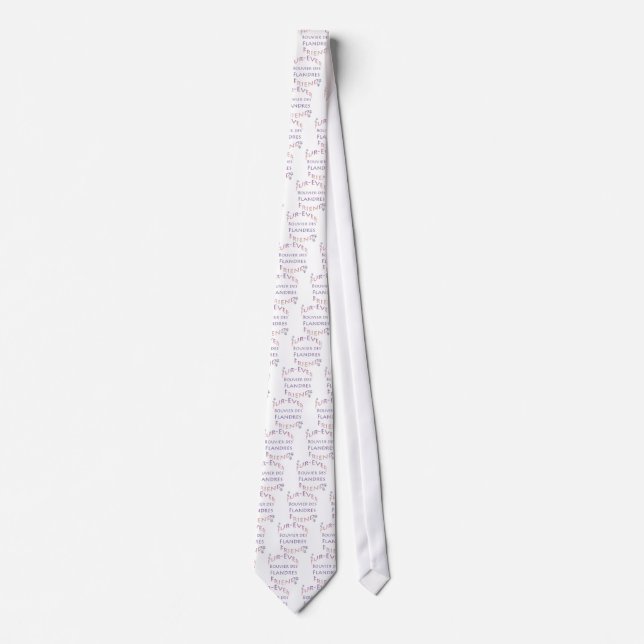 Bouvier des Flandres Furever Tie (Front)