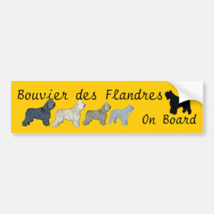 Bouvier des Flandres On Board Bumper Sticker