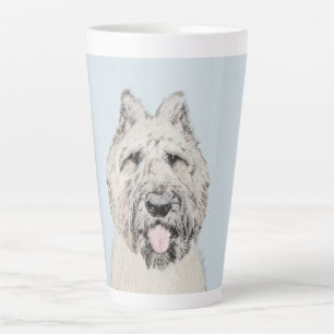 Bouvier des Flandres Painting - Original Dog Art Latte Mug